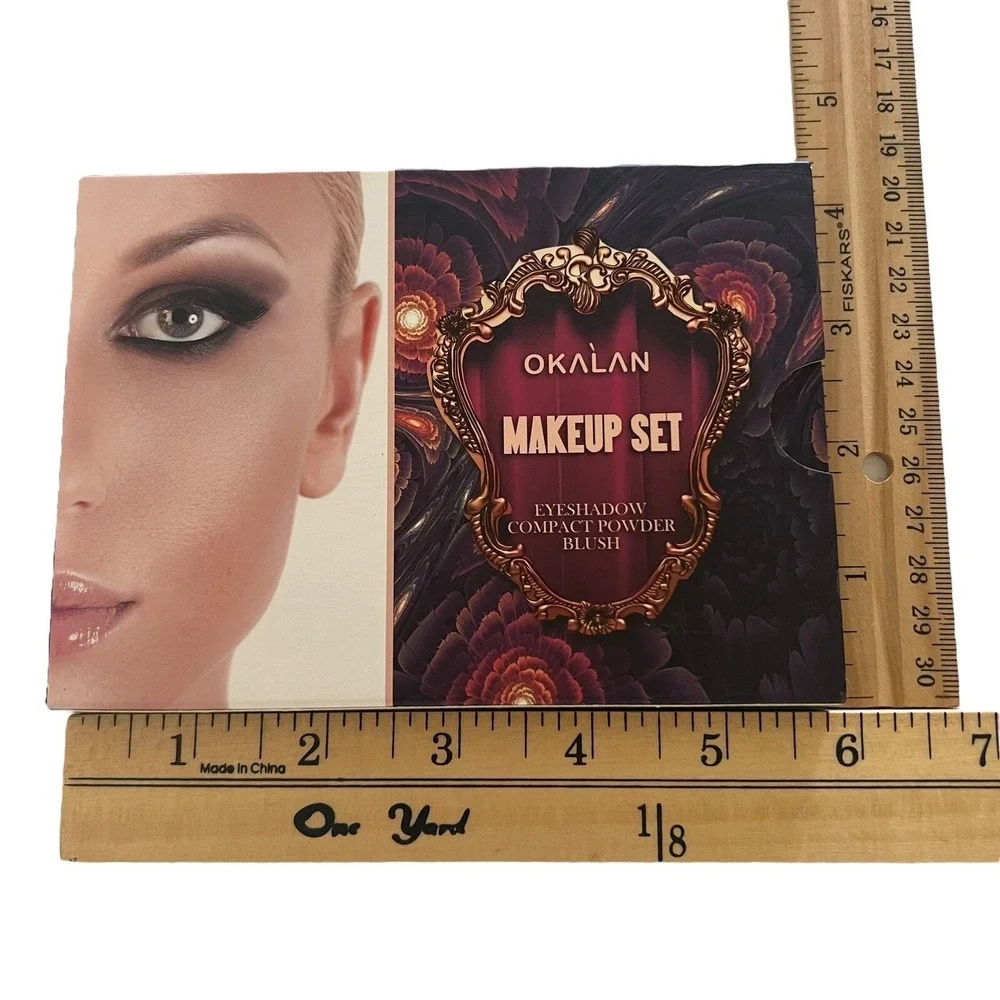 Okalan Makeup Set Eyeshadow Compact Powder Blush Palette Cosmetic Kit‎ B